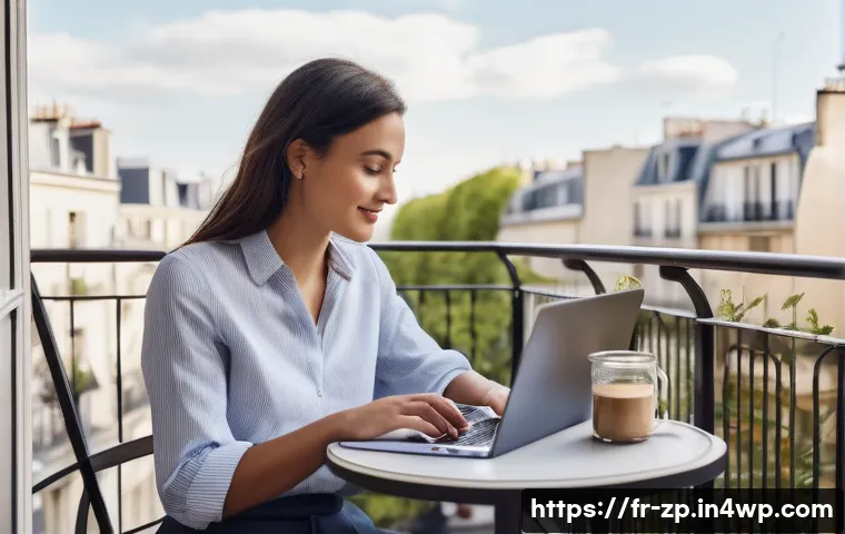 의미 있는 일을 찾기 위한 독서 리스트 - **Prompt 1: Urban Professional Embracing Flexible Work and Well-being in Paris**
A bright, clean...
